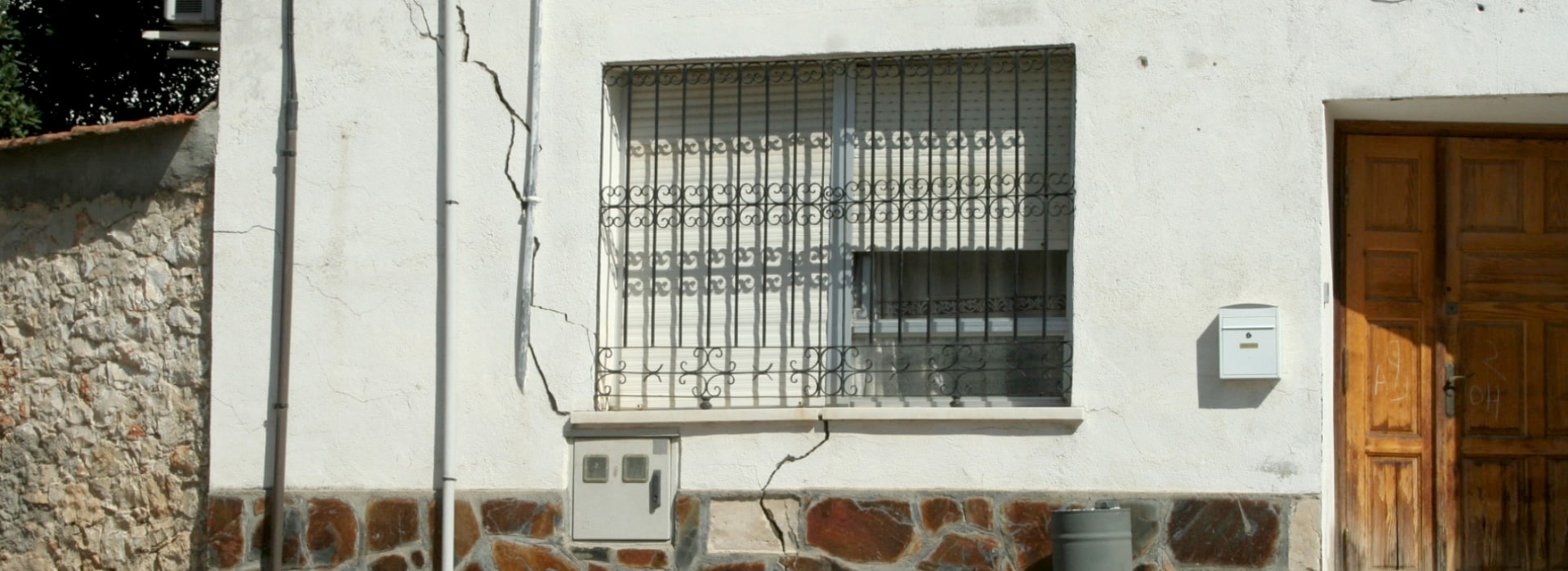 grietas en fachada